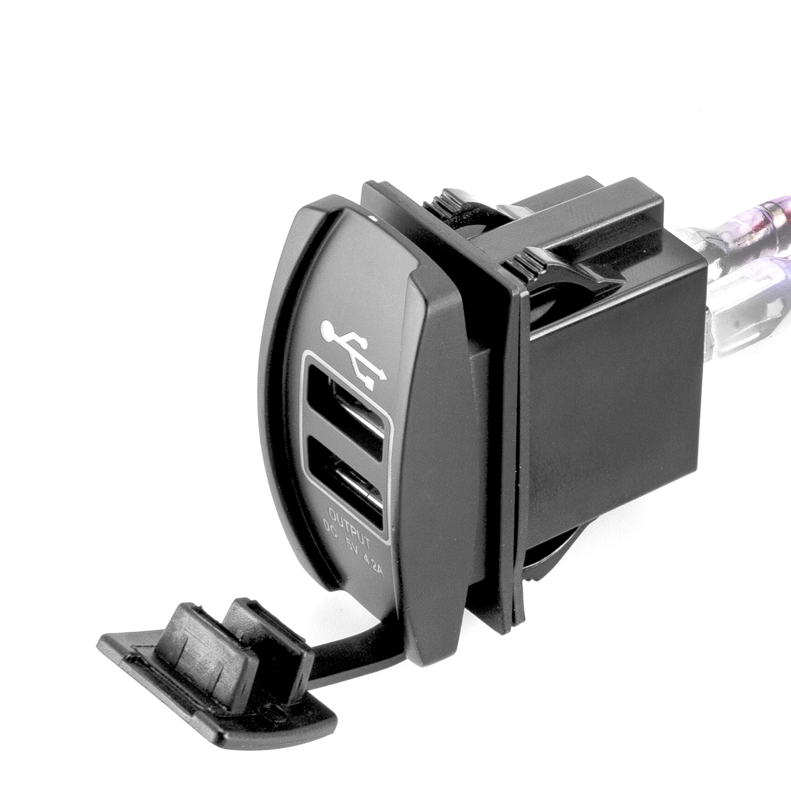 Plug & Play Dual USB 4.2A Fast Charger Wire For 2024 Polaris RZR XP 1000/4 1000