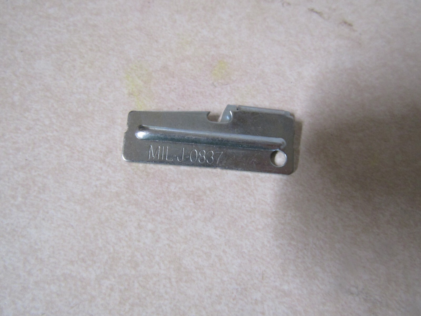 ORIGINAL VINTAGE MILITARY P38 P-38 CAN OPENER MIL-J-0837 NOT IN PACKAGE