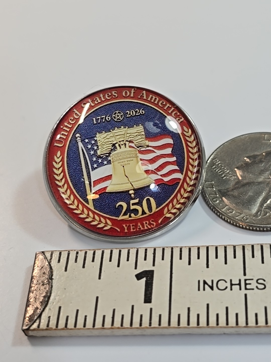 United States of America 250 Years Patriotic Lapel Pin