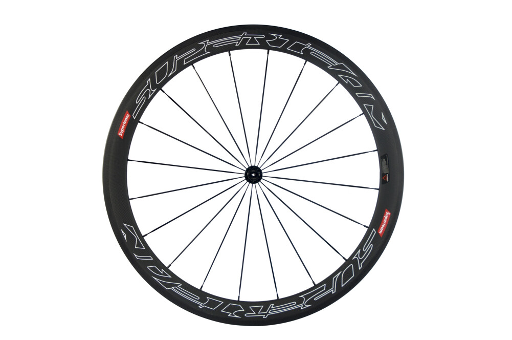 Superteam Carbon Wheels 50mm 23mm Clincher Road Bike Carbon Wheelset 3K Basalt
