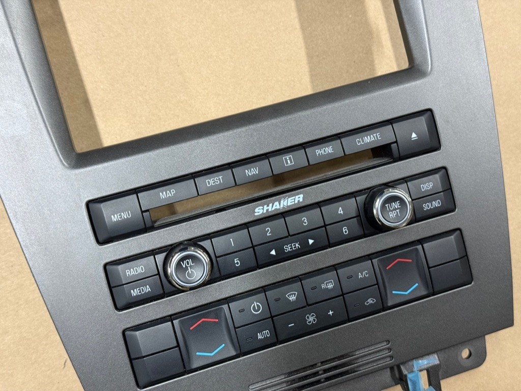 2013-2014 Ford Mustang GT500 Touch Screen Face Plate Radio Trim Piece 2011-2014