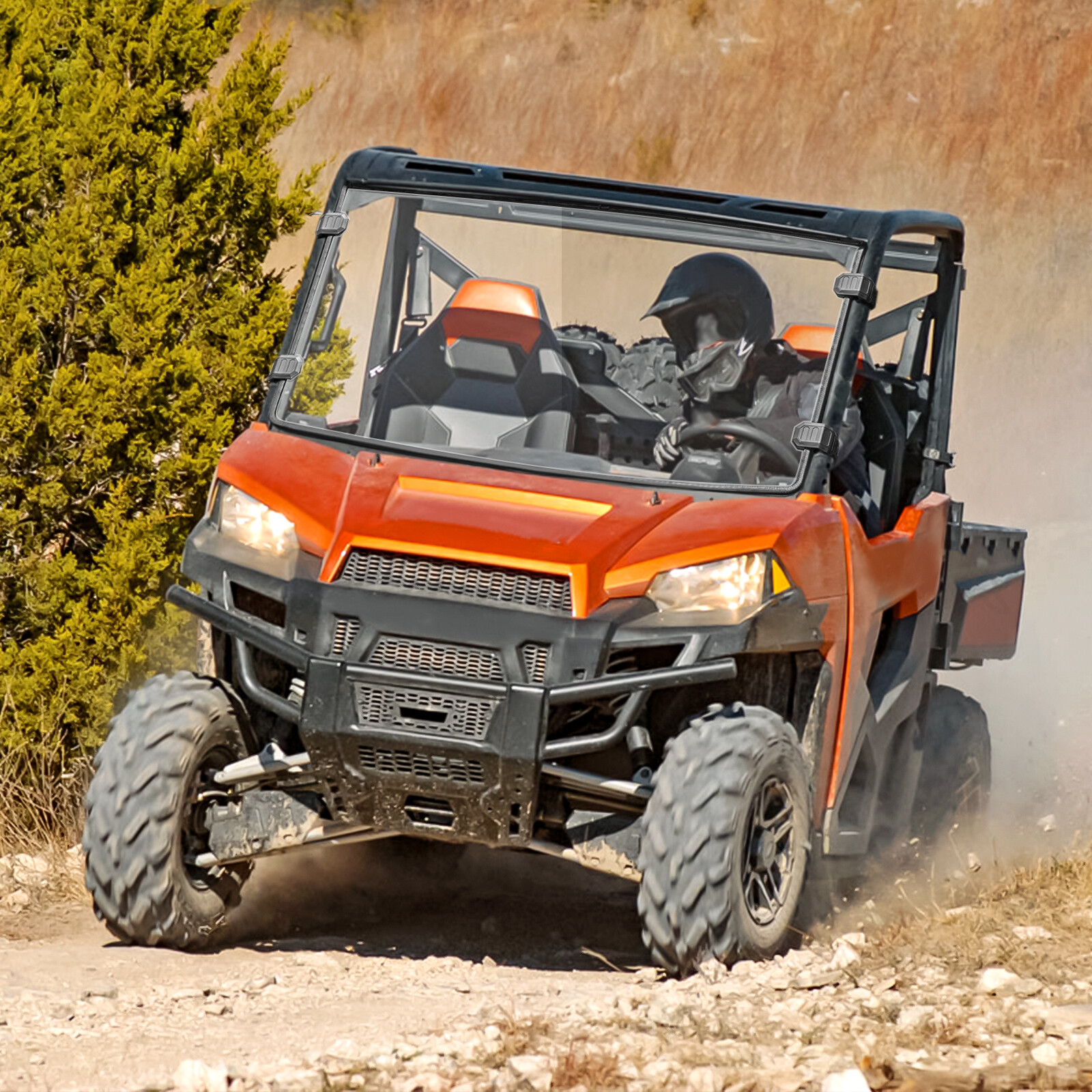 KEMIMOTO for Polaris Ranger 570 XP 900/1000 /Crew XP1000 Full Windshield 2013-25