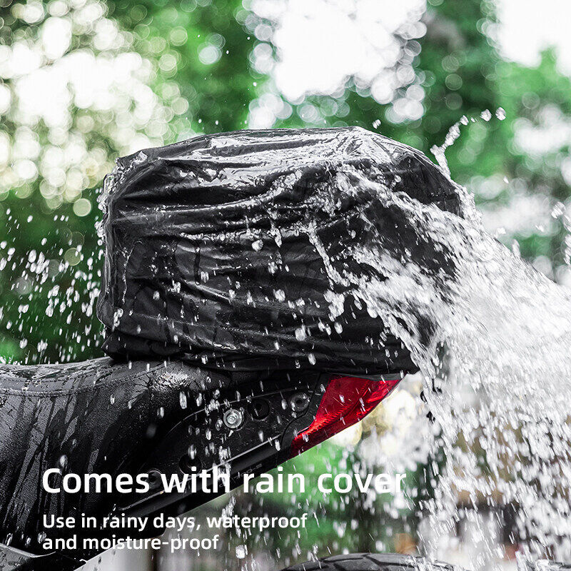 ROCKBROS Rear Bag Waterproof Hard Shell Motorcycle Expandable Durable Waterproof