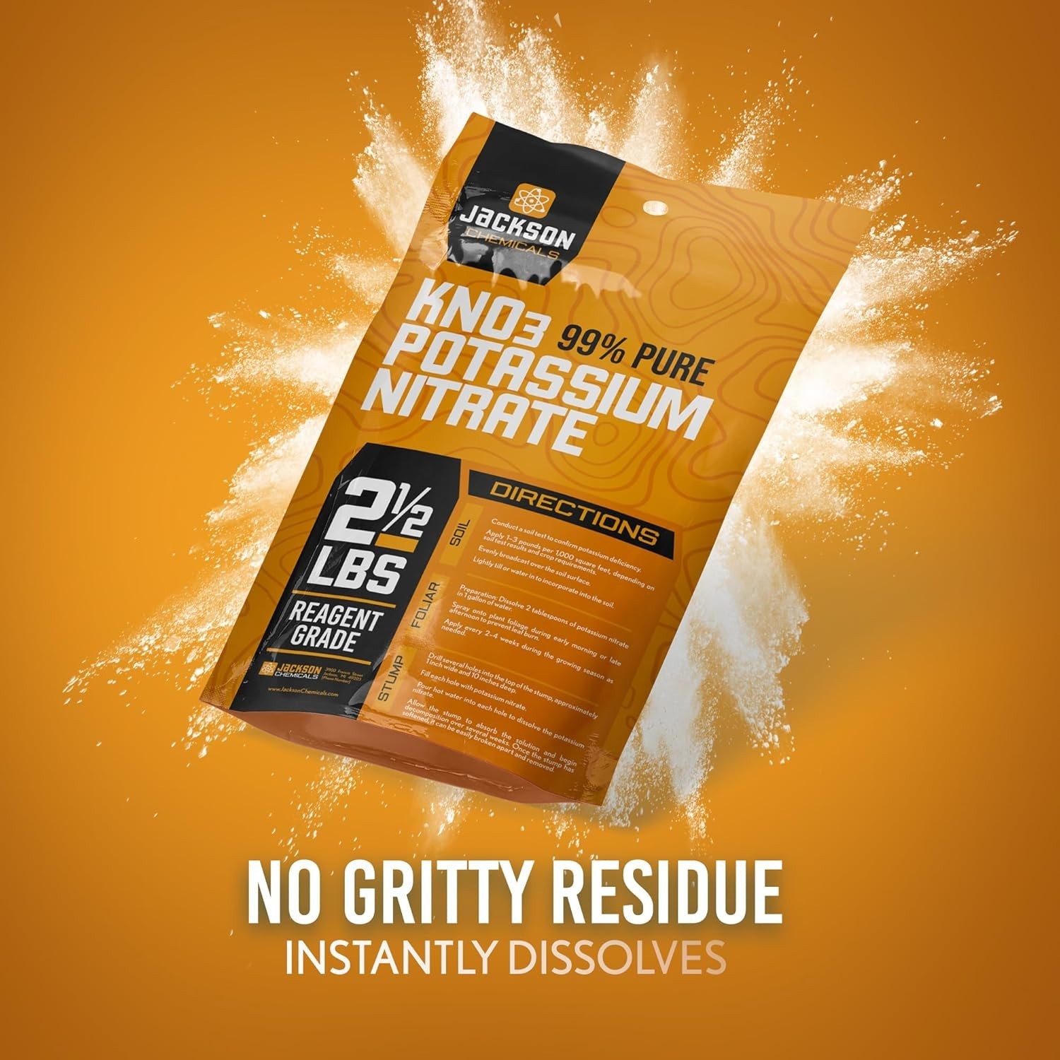 Premium Tree Stump Remover - 2.5 Pound - 99% Highly Refined - Multipurpose Use