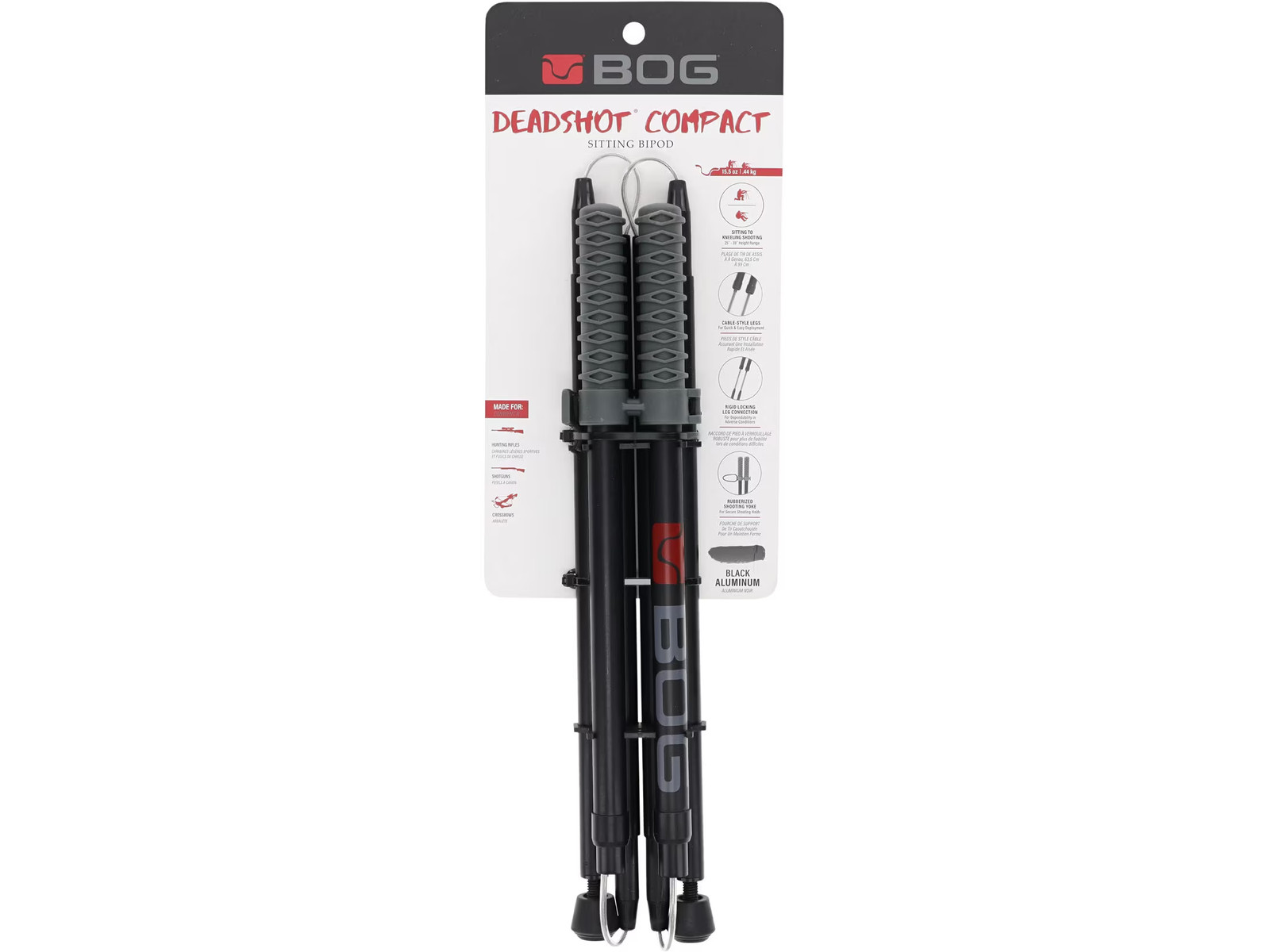 BOG DeadShot Compact Sitting Shooting Sticks