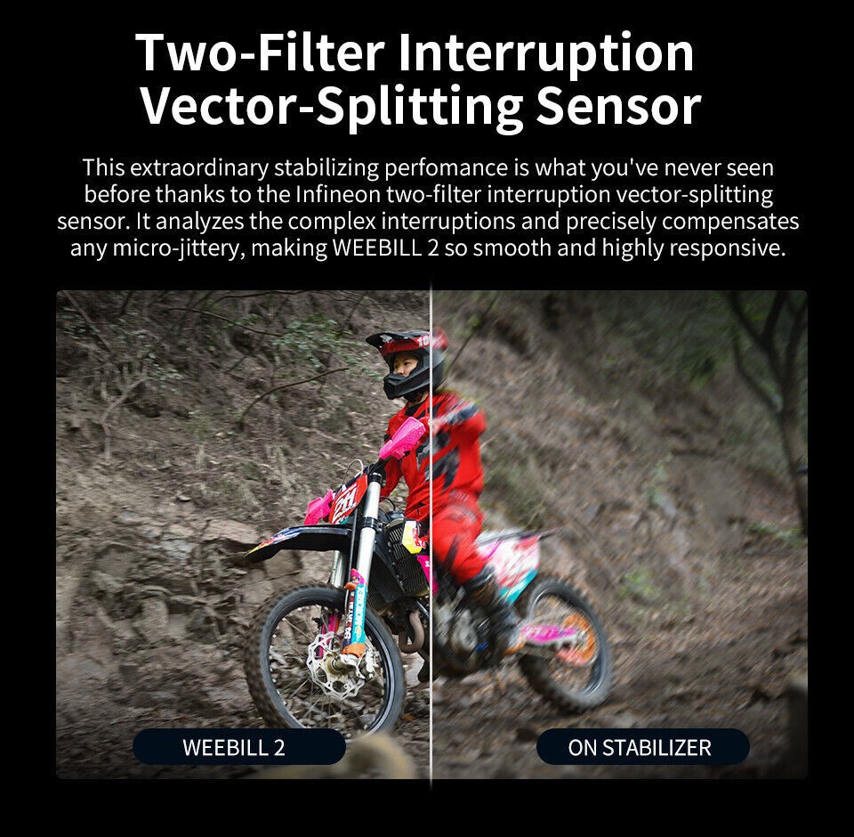 ZHIYUN Weebill 2 Official Handheld Gimbal Stabilizer for DSLR Mirrorless Camera