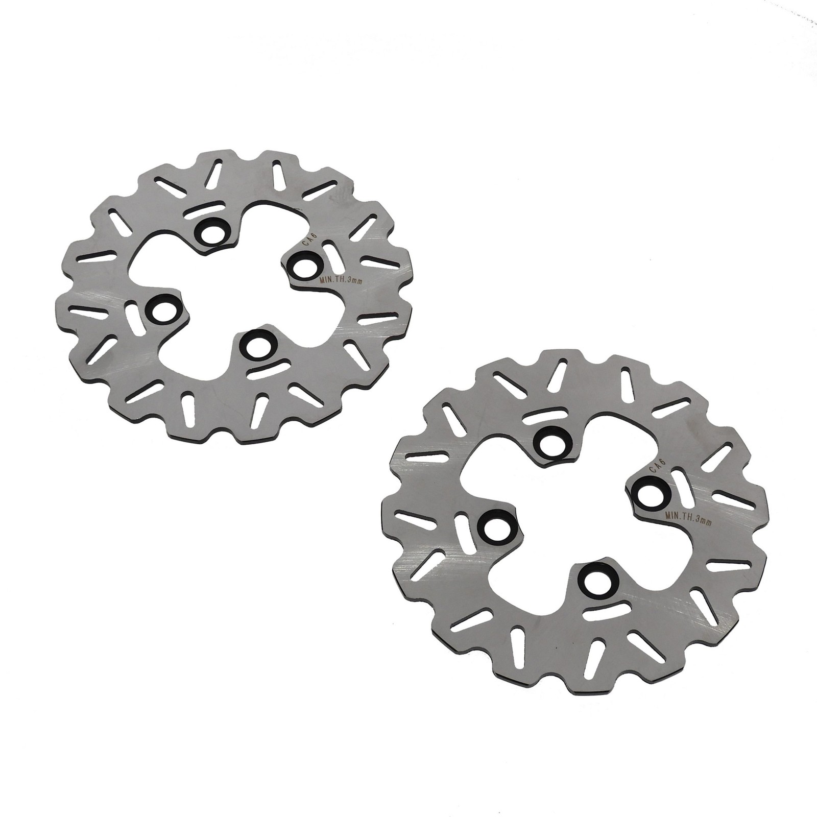 Brake Rotors for Yamaha Banshee 350 YFZ350 1990-2006 Front & Rear RipTide Discs