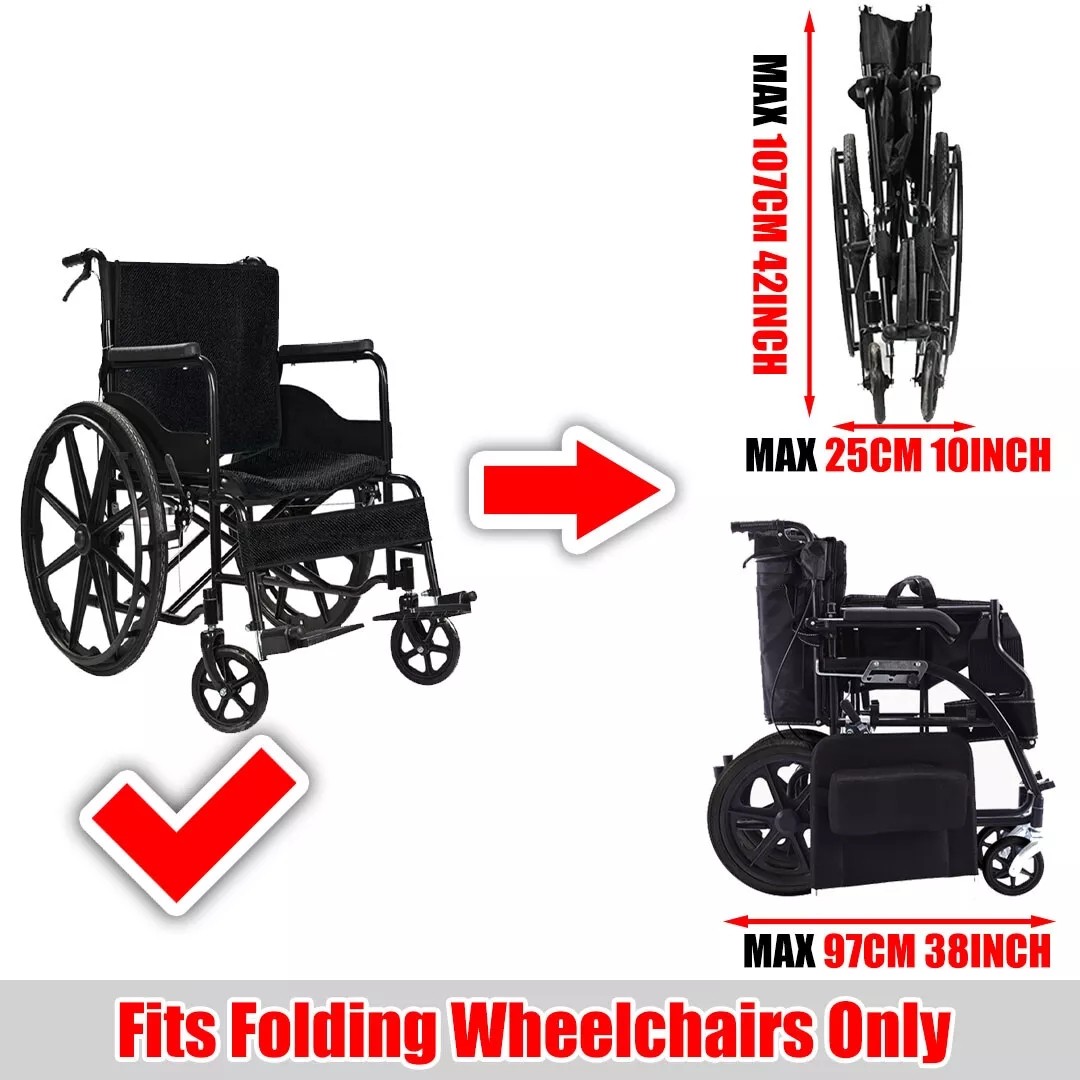 Waterproof Wheelchair Storage Cover For Electric Wheelchairs 210D Oxford Cloth
