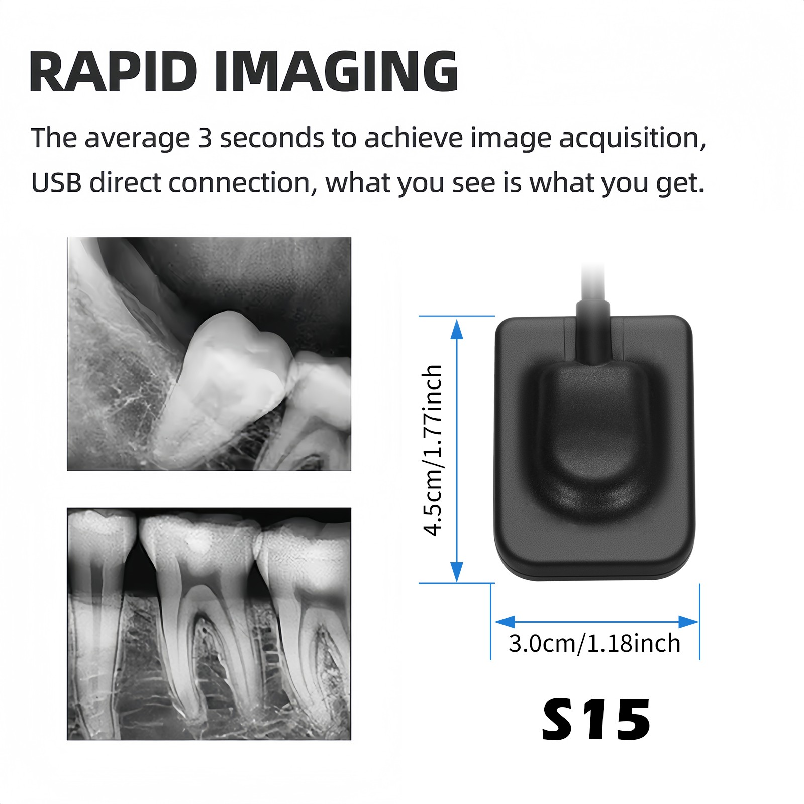 USA Dental X-Ray Positioner Digital Xray Sensor Holder Film Positioning System
