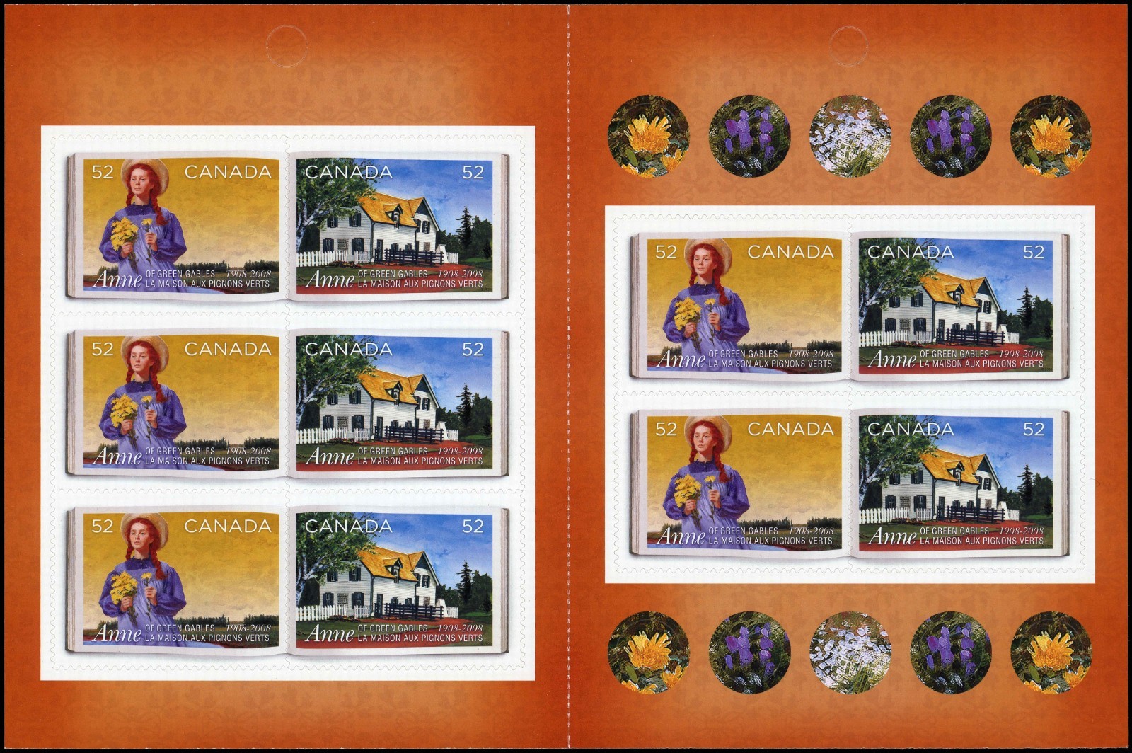 Canada Stamps Booklet of 10, Anne of Green Gables, #2278a, BK380 MNH