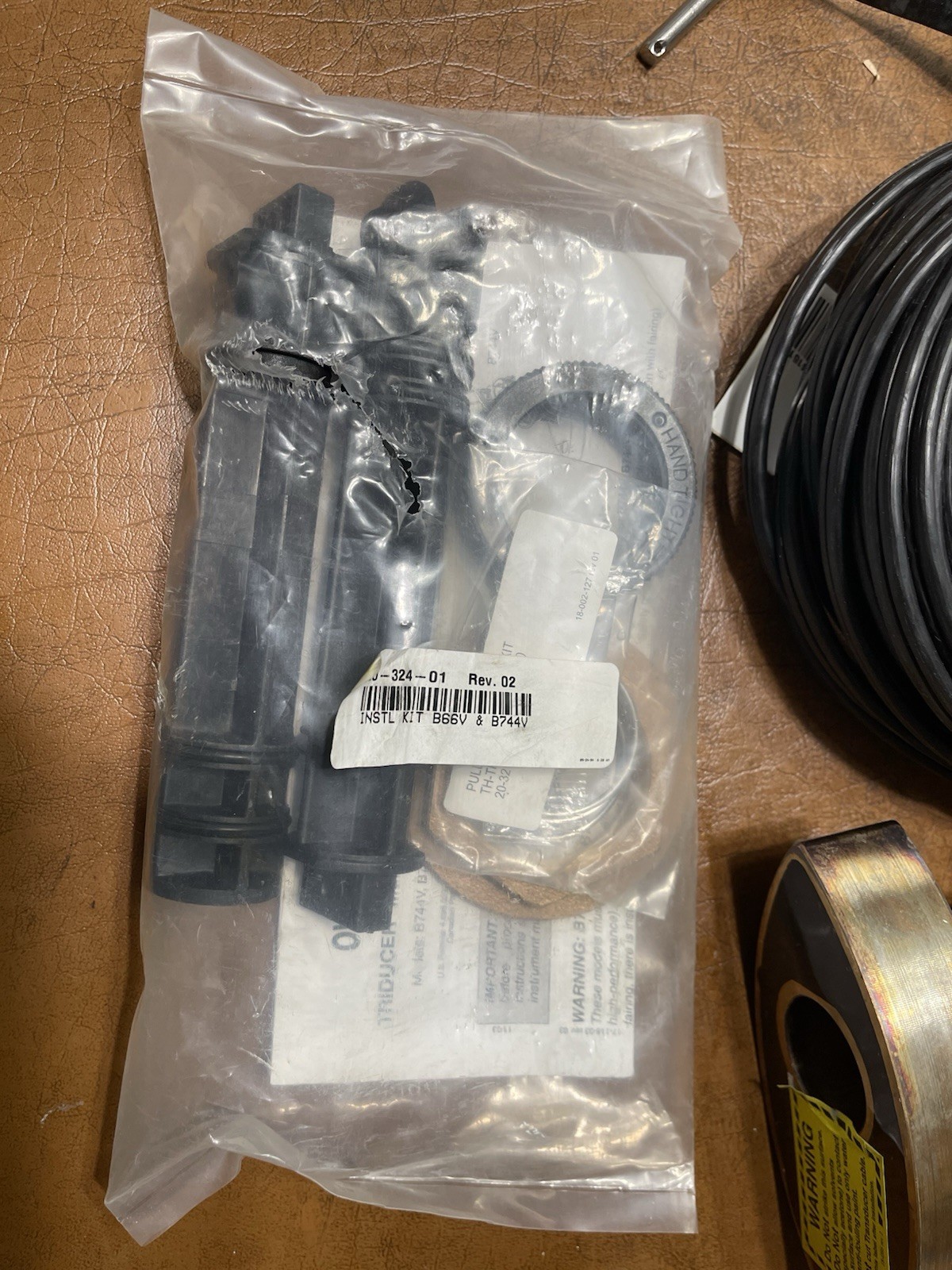 Airmar thru hull transducer B744V Deep-Speed-Temp 7 pin For Simrad