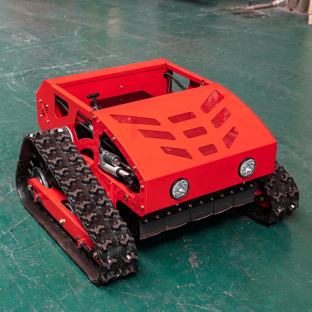 Gasoline remote control lawn mower self-propelled suitable for complex terrain