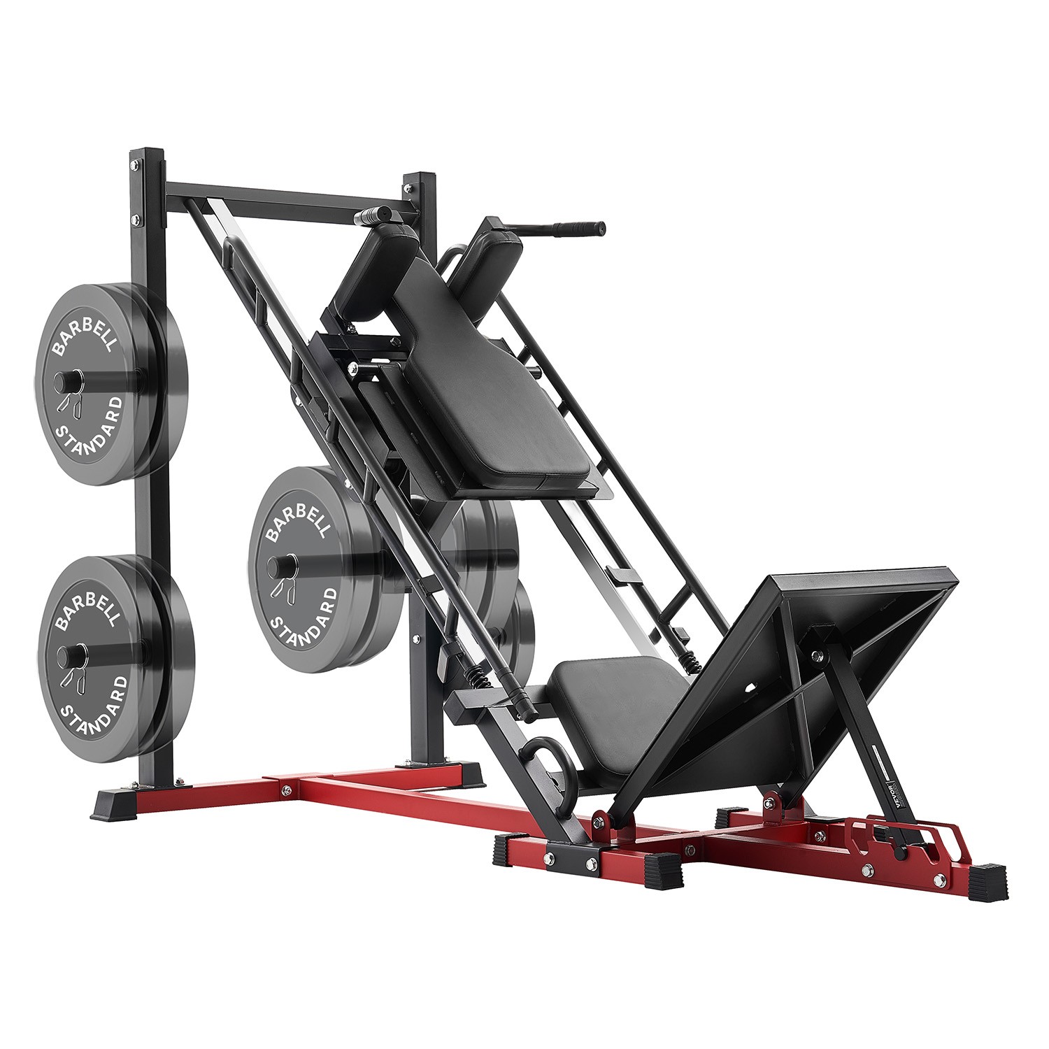 Uimoso Leg Press Hack Squat Combo Machine Adjustable Lower Body Special for Home