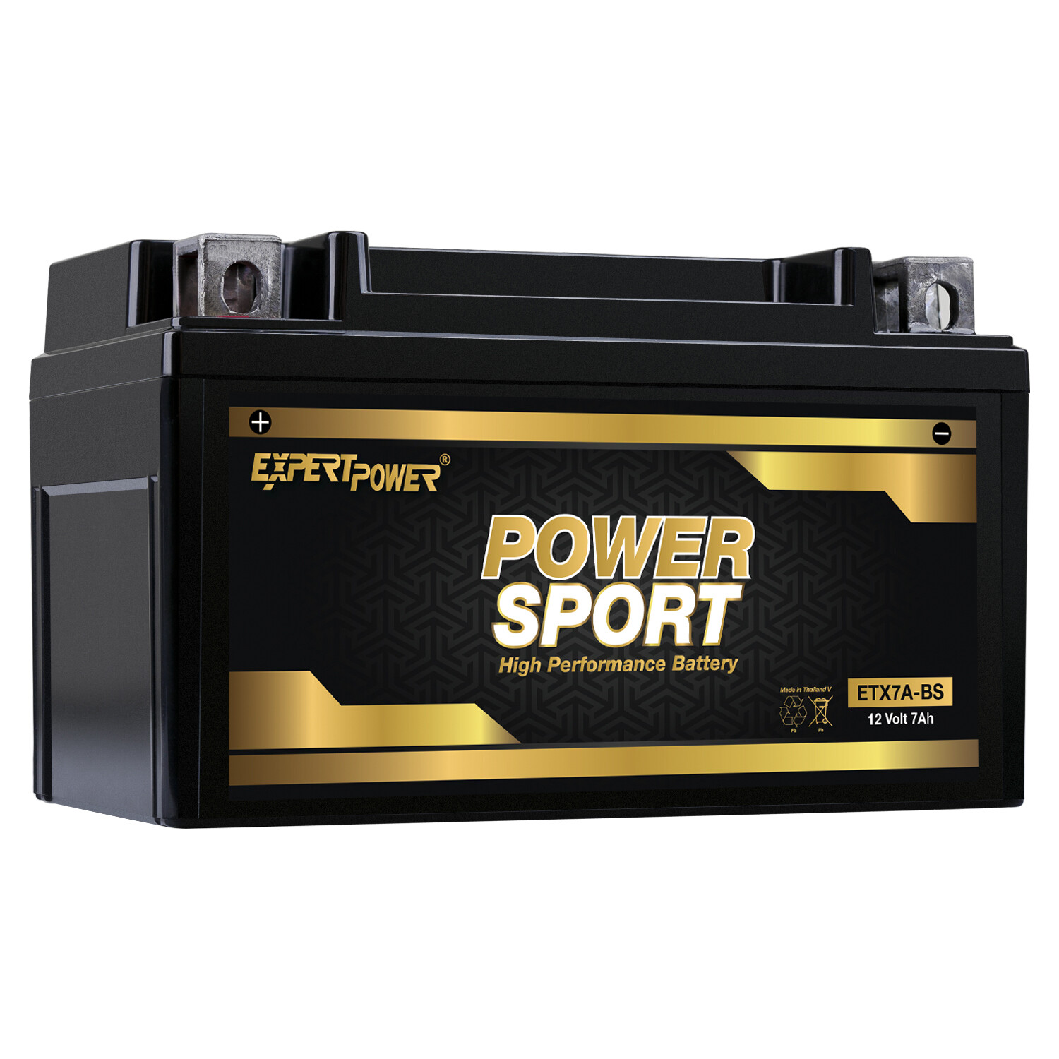 YTX7A-BS 12V 7AH Sealed AGM Battery for Motorcycle