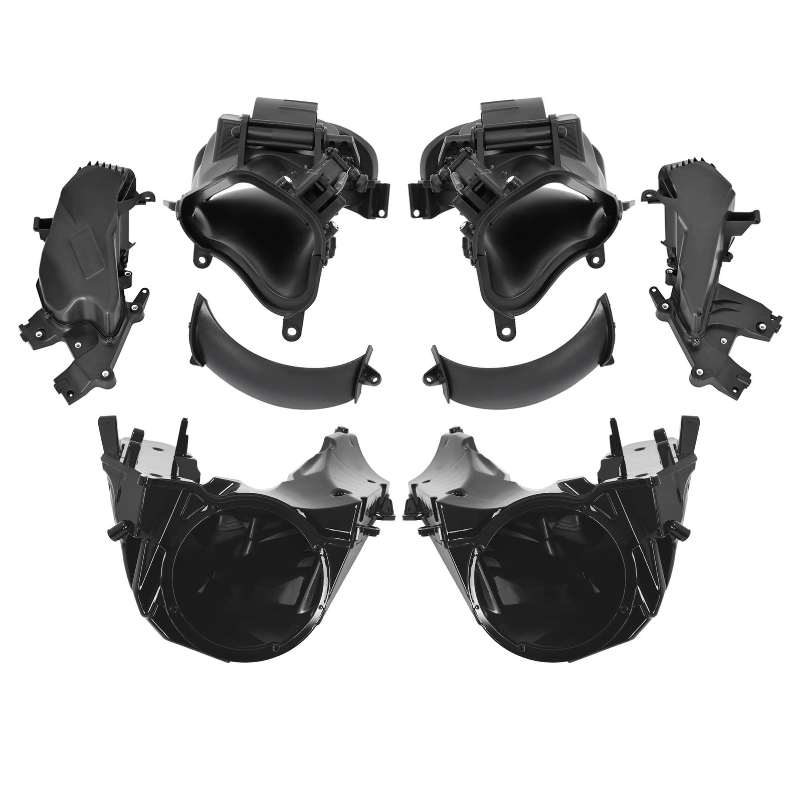 For Harley Road Glide 2015-2024 Inner Speaker Fairing Storage Glove Box Air Duct