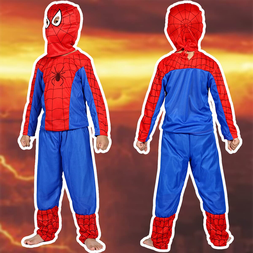 The Amazing Spiderman Jumpsuit Spider-man Kids Baby Boy Bodysuit Cosplay Costume