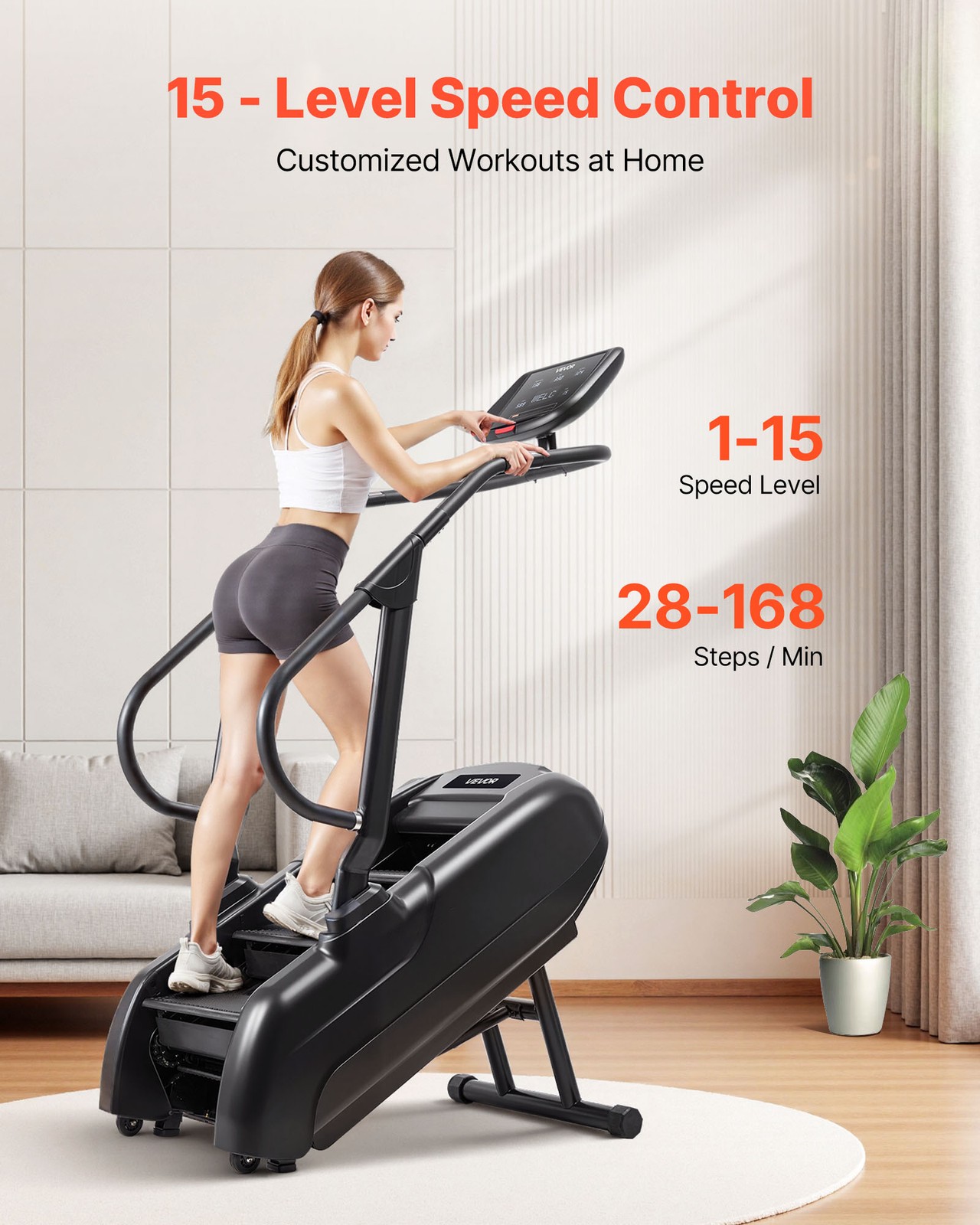 Stair Stepper Machine Continuous Climbing Exercise Cardio Lower Body Workouts