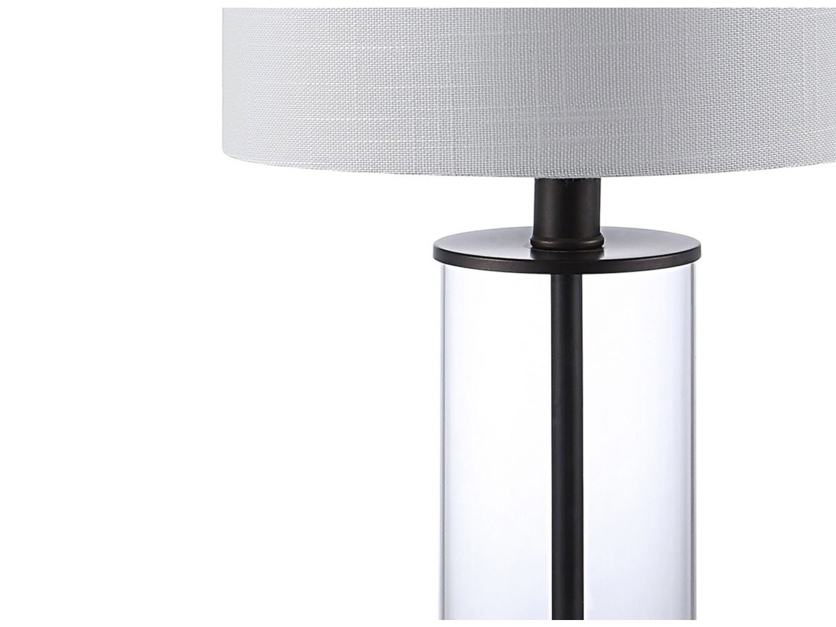 Jonathan Y Abner Glass Modern Contemporary USB Charging LED Table Lamp 2PCS CHRO