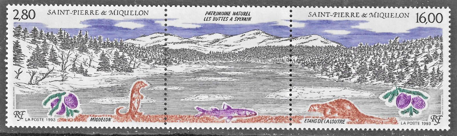 St. Pierre & Miquelon (1993) - Scott # 594a,   MNH