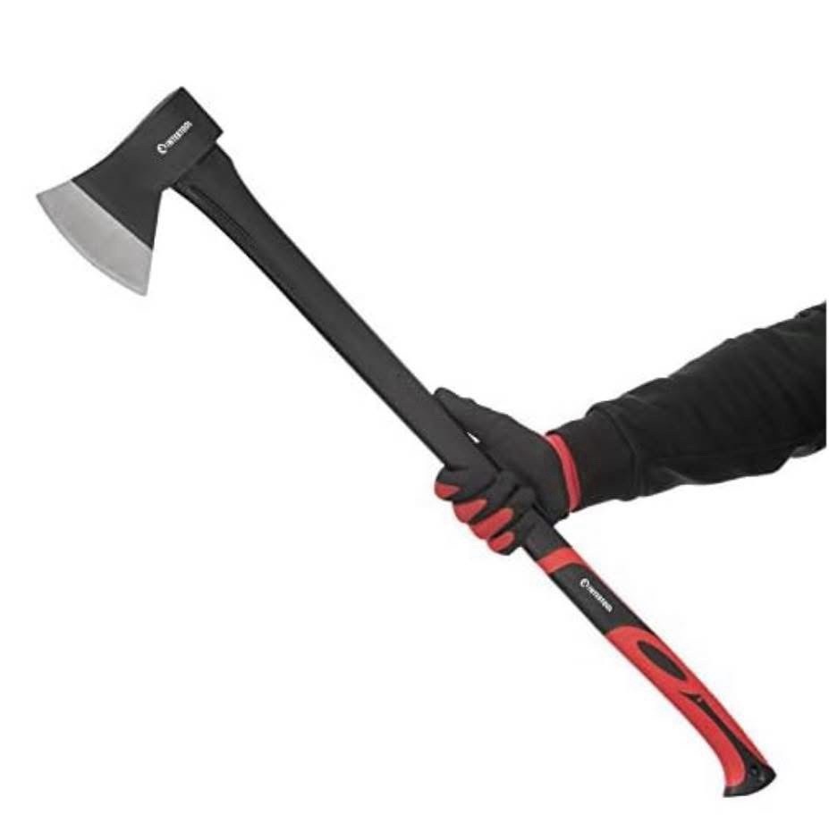 INTERTOOL 35-inch Steel Chopping Axe, 2.8 lbs Felling Axe HT08-0264