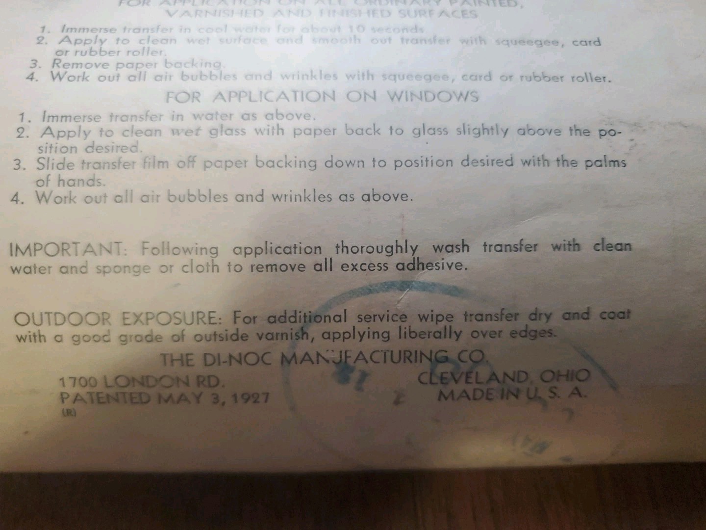 Vintage Waterslide Fortified Skelly Tagolene SAE 20 Motor Oil Decal Original