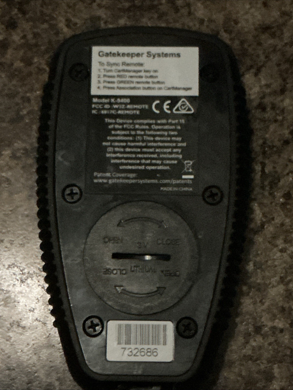 NEW CART MANAGER 2 GATEKEEPER MODEL K-9400 6817C-REMOTE