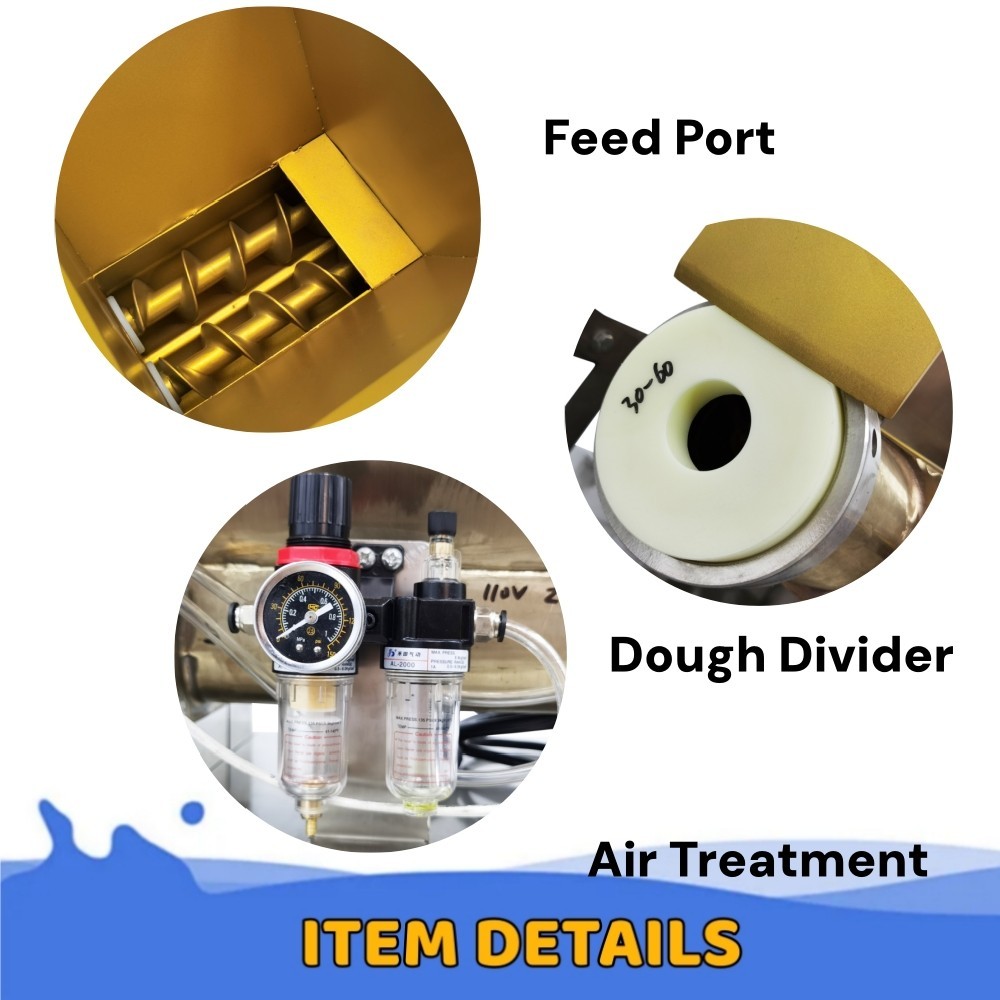 Commercial Dough Divider Machine Pneumatic Automatic Dough Cutter for Bakery