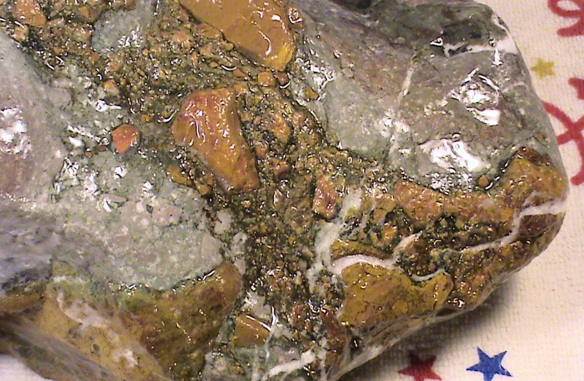 Dendritic Chalcedony Ocean Jasper Agate, Rough Lapidary Rock, 6 LBS, 15 OZ, R261