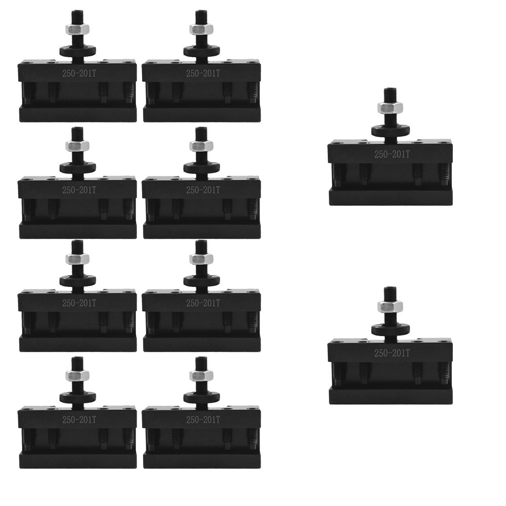 10Pcs BXA 250-201T Oversize 3/4" Turning Quick Change Tool Post Holder Lathe CNC
