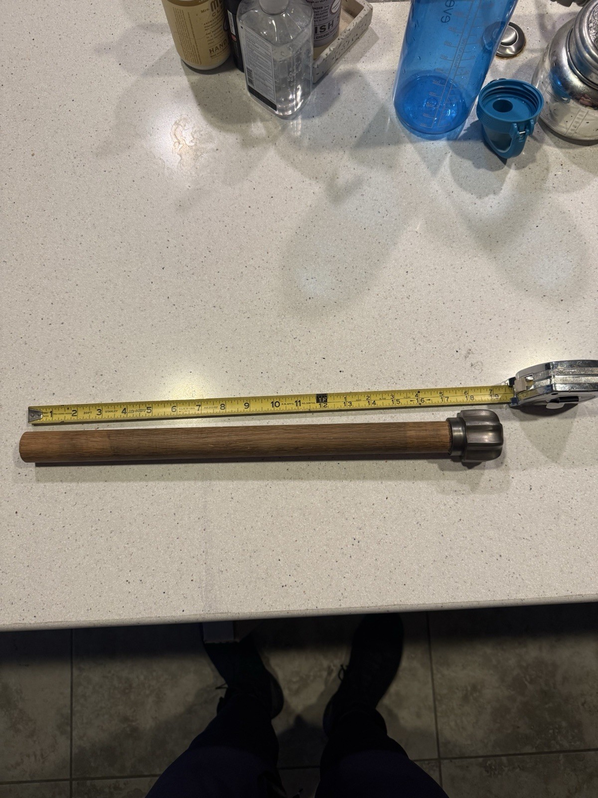 Custom medieval renaissance Steel Head Mace With Oak Handle