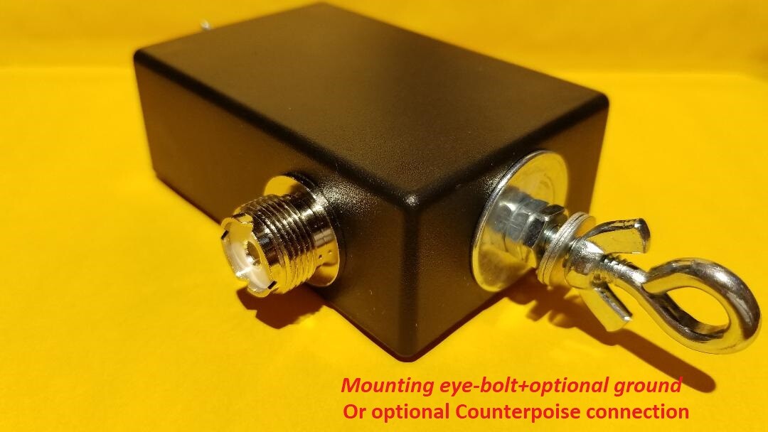 End Fed Dipole 80-6 meter Portable HF Antenna Matchbox System. 9:1 UNUN