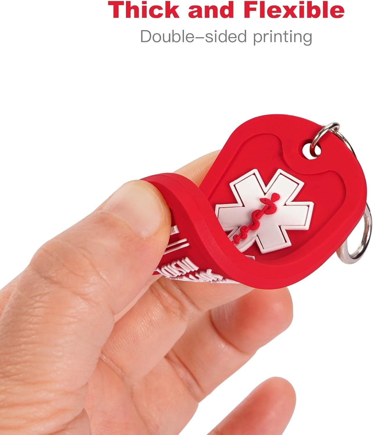 2 Pack Medical Supplies Inside Tag for Bags or Luggage Containing Medical Device