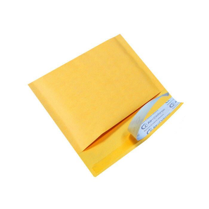 #00 5x10 Kraft Bubble Padded Envelopes Mailers Yellow Shipping Bags AirnDefense