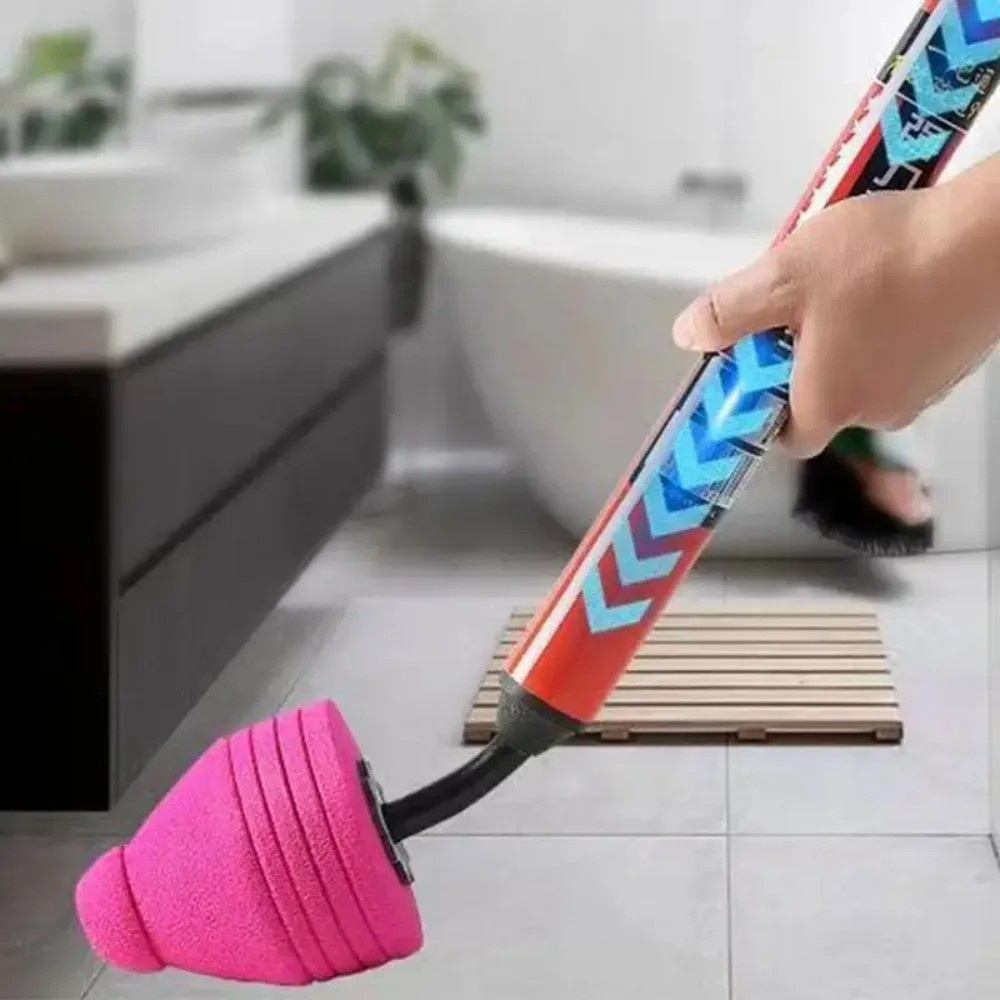 Heavy Duty High Pressure Toilet Unblock Plunger Clog Drain Buster Vacuum Pump US