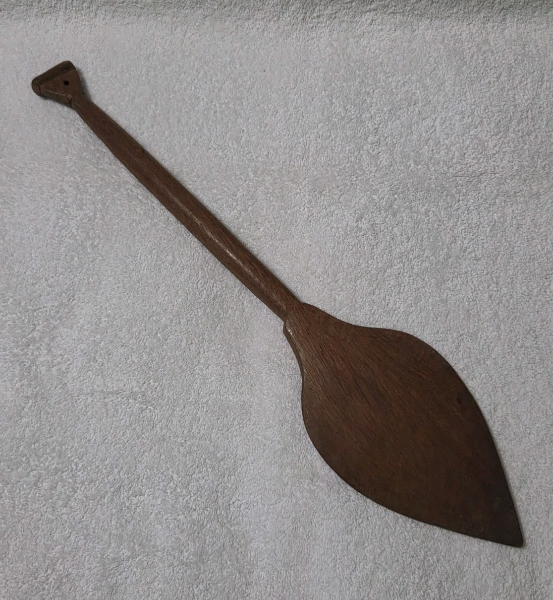 🔶️VINTAGE CARVED WOODEN PADDLE CEREMONIAL WAR CLUB SUBI OCEANIC TRIBAL ART