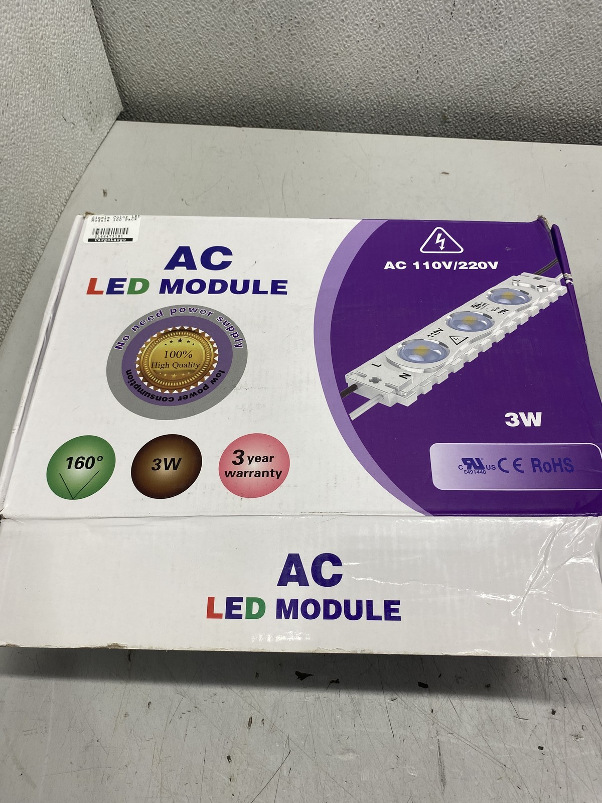 Single Color LED Module 100 Pack Red AC110V/220V DM3BF-67