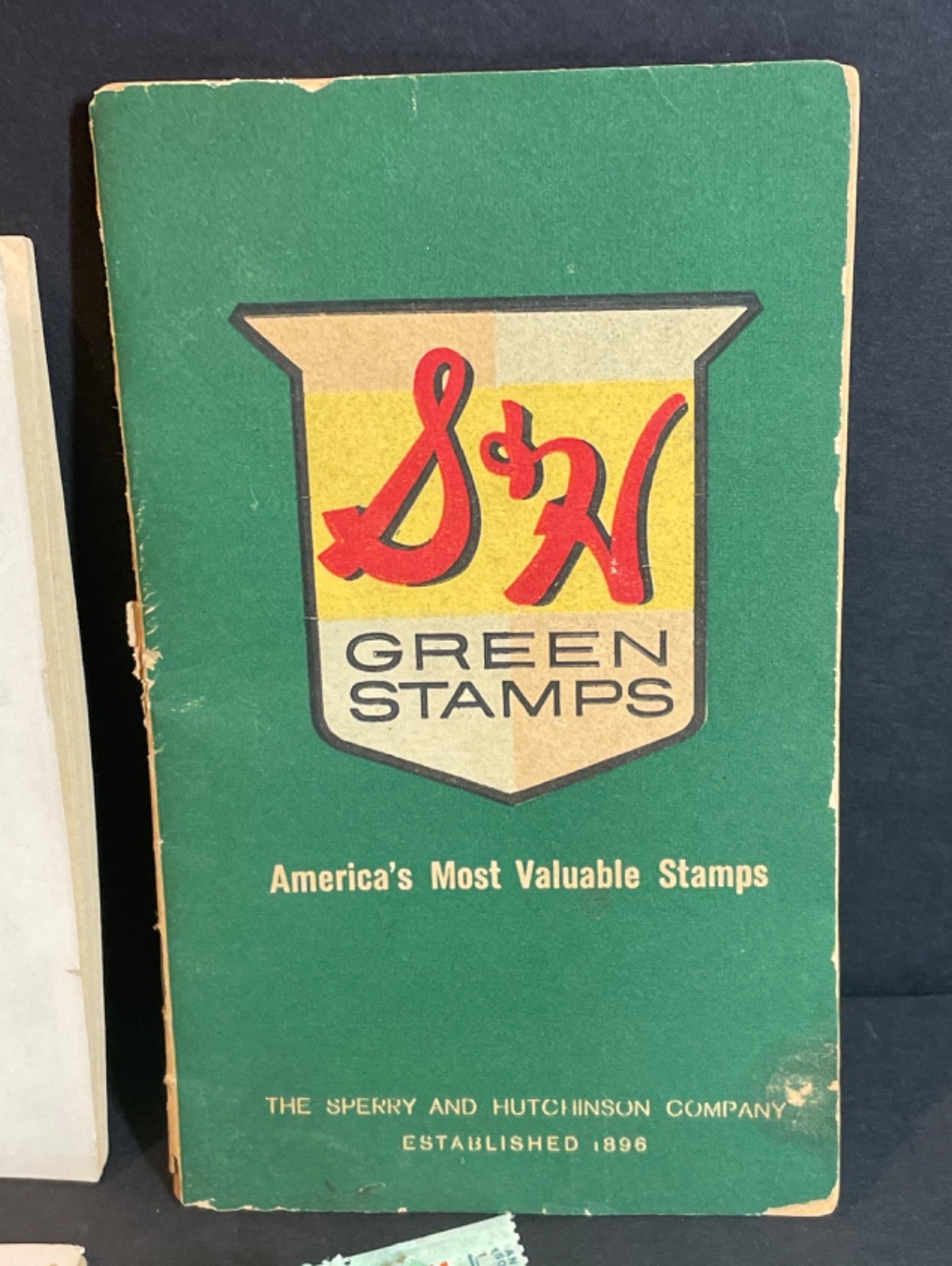 Vintage Lot S & H Green Stamps and 3 Savers Books 1960s