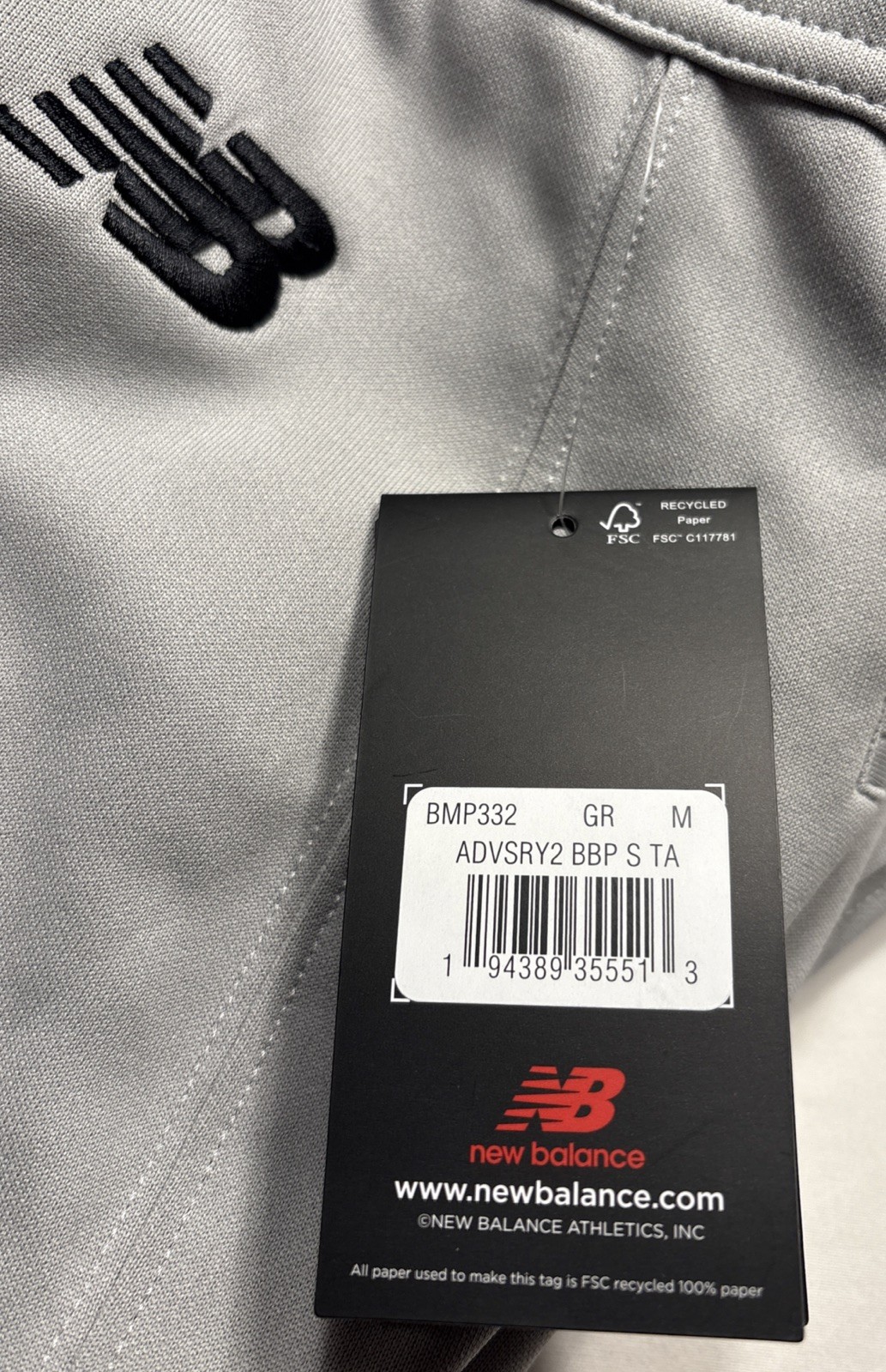 New Balance Men's Adversary 2.0 Solid Tapered Full Length Baseball Pants Medium