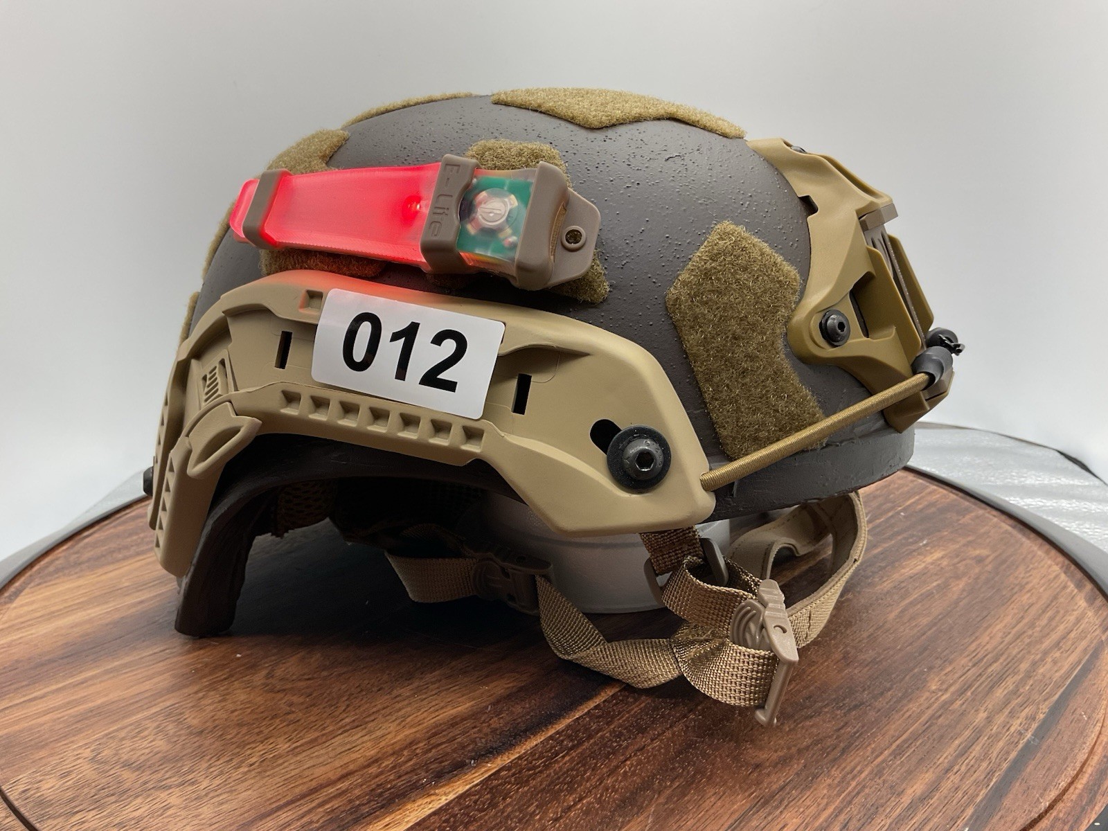 Military Ballistic Helmet 3A Customized, Rebuilt, Size Large/Med.American