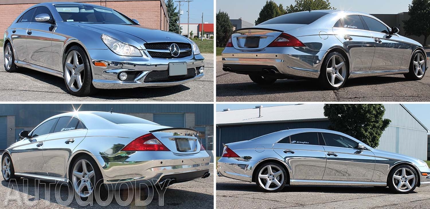 12" x 60" Silver Chrome Mirror Vinyl Film Wrap Sticker Stretchable 1ft x 5ft