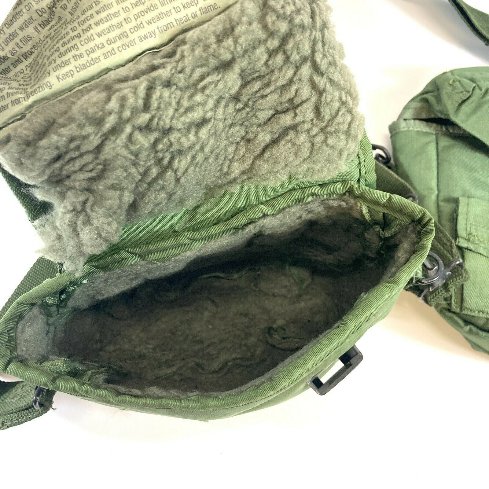 CANTEEN 2 QT QUART & 2QT OD COVER CARRIER US Military Army NO STRAP VGC