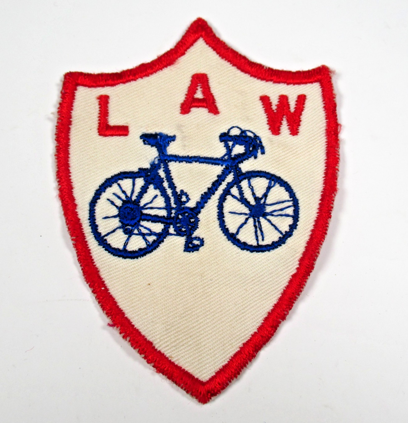 League of American Wheelmen Vintage Cycling Patch LAW Bicycle