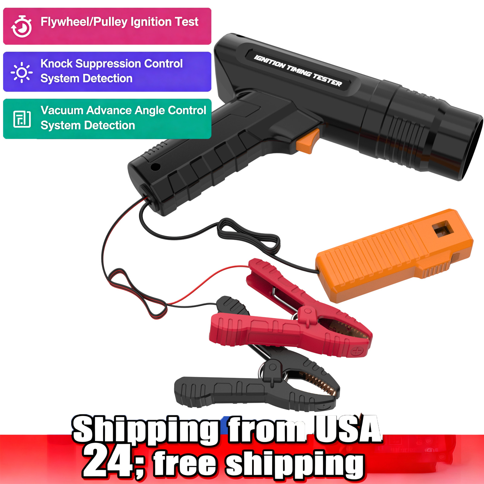 Xenon Automotive Timing Light Gun 12V Inductive Ignition Adjust Engine Timing