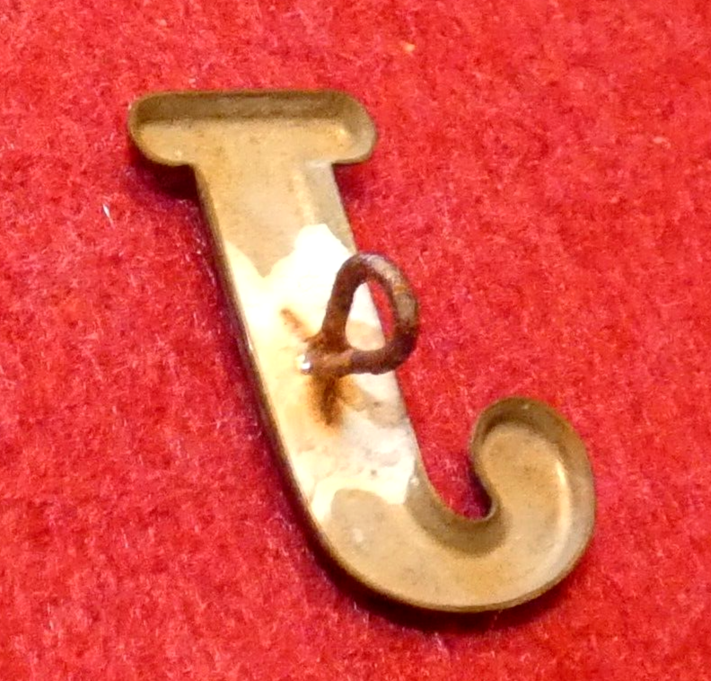 Original Civil War Company Letter "J"