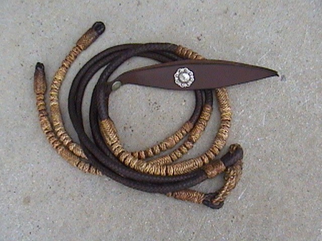 GORGEOUS VINTAGE KANGAROO & RAWHIDE WESTERN ROMEL ROMAL REINS BRIDLE HEADSTALL