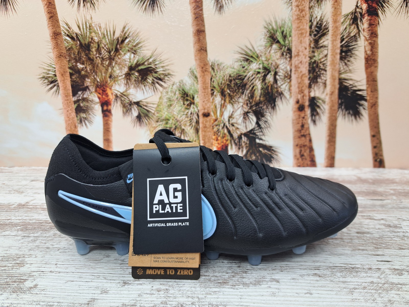 Nike Tiempo Legend 10 Pro Artificial Grass Soccer Cleats DV4334-003 Men's Size 9