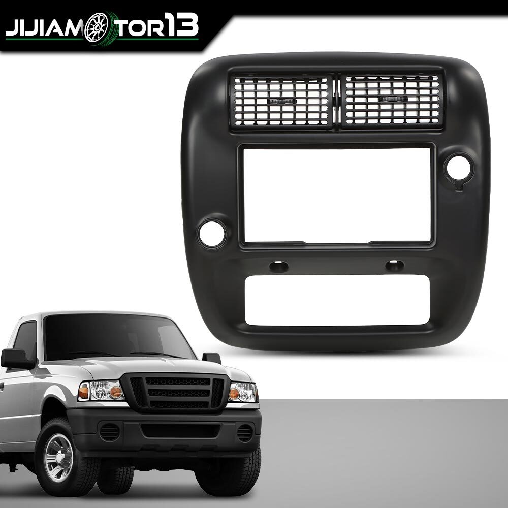 Center Dashboard Radio Panel Vent Trim Black Fit For 97-01 Explorer 97-06 Ranger