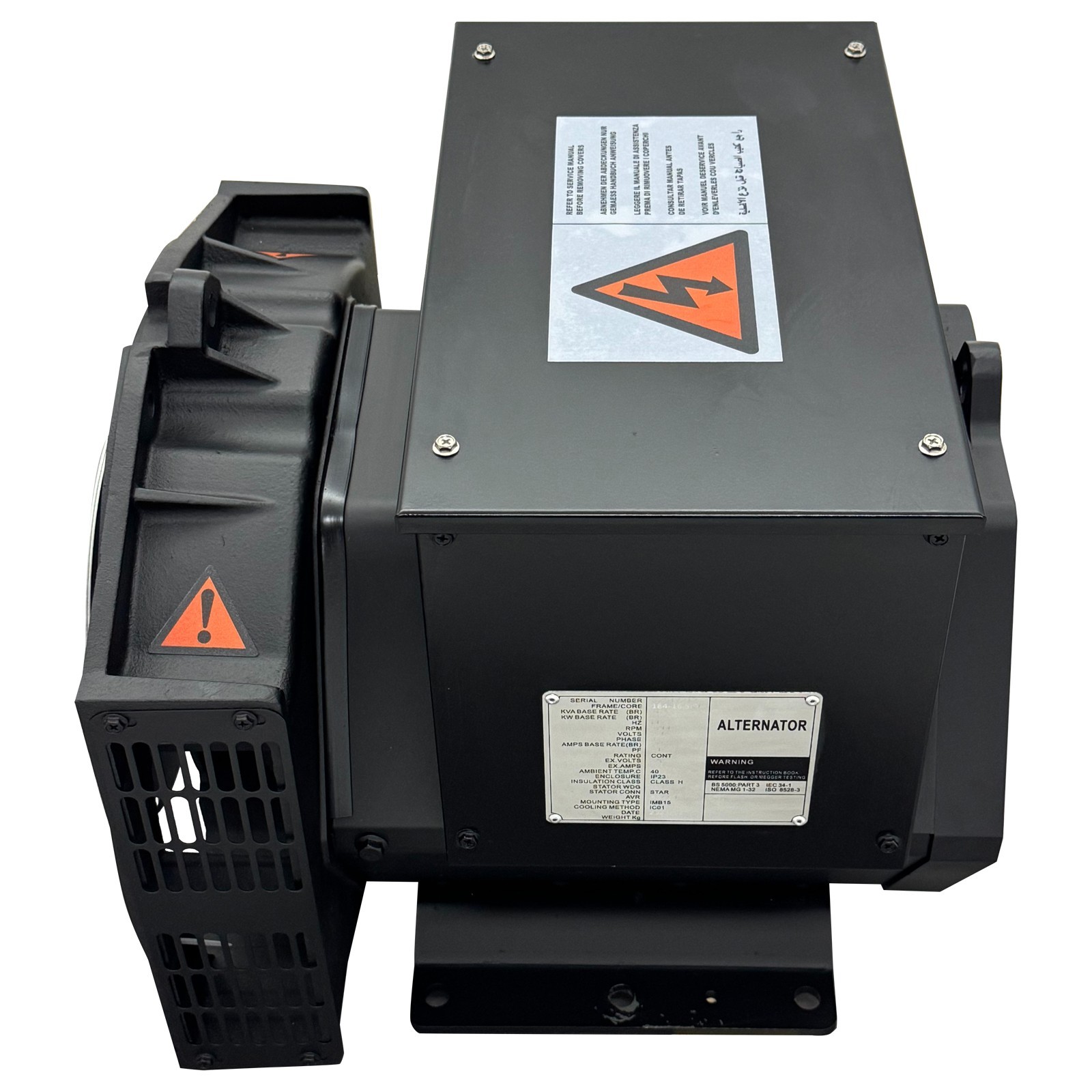 220V 1-Phase Brushless Excitation Alternator 60HZ Pure Copper Wire Generator