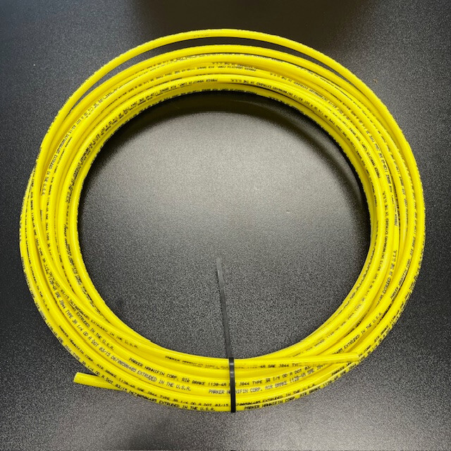 * 40 Feet * 1/4 Parker Air Brake hose DOT 1120 SAE J844 Yellow tubing tube 6YAD3