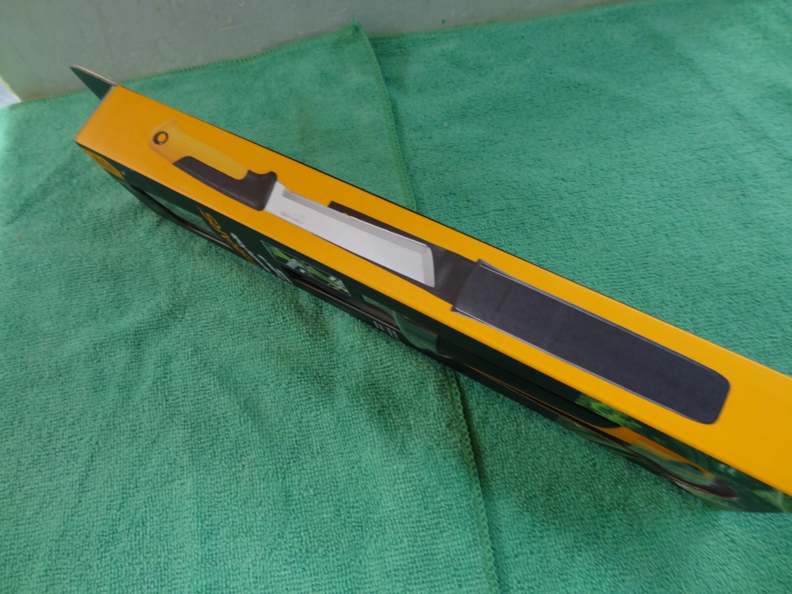 NEW Fiskars Orange/Black Food Gardening Harvesting Knife, Includes Sheath 340150